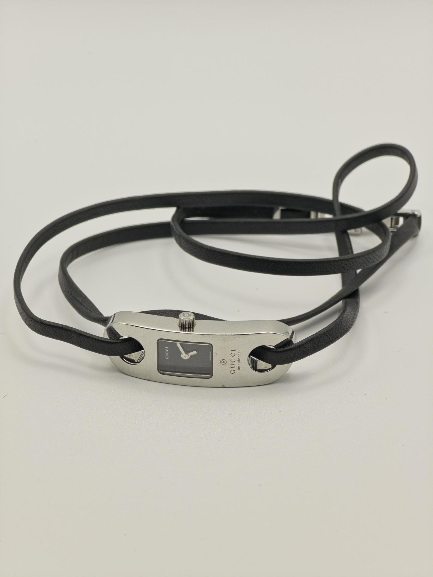 Gucci Women’s Wrap Bracelet Watch | Model 6100L | Swiss Made | Adjustable Fit | Box & Warranty Card | - 128