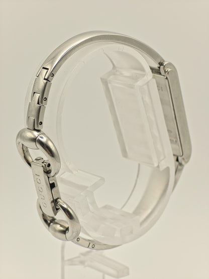Gucci Women’s Rectangular Watch | Model 109 | Swiss Made | Stainless Steel Bracelet | Box Included | - 129