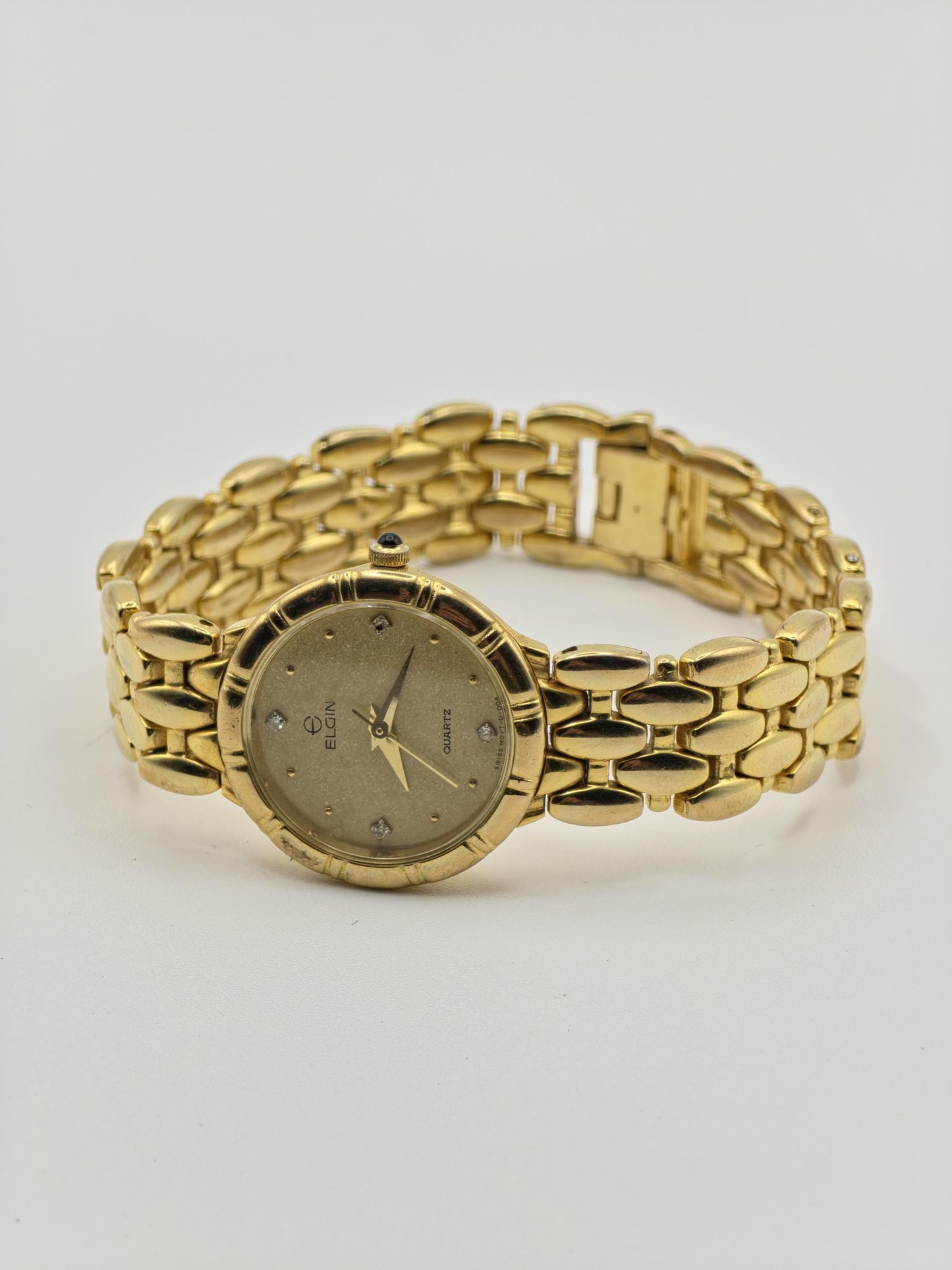 Elgin FK295 Gold Tone Vintage Quartz Watch Women | - 155