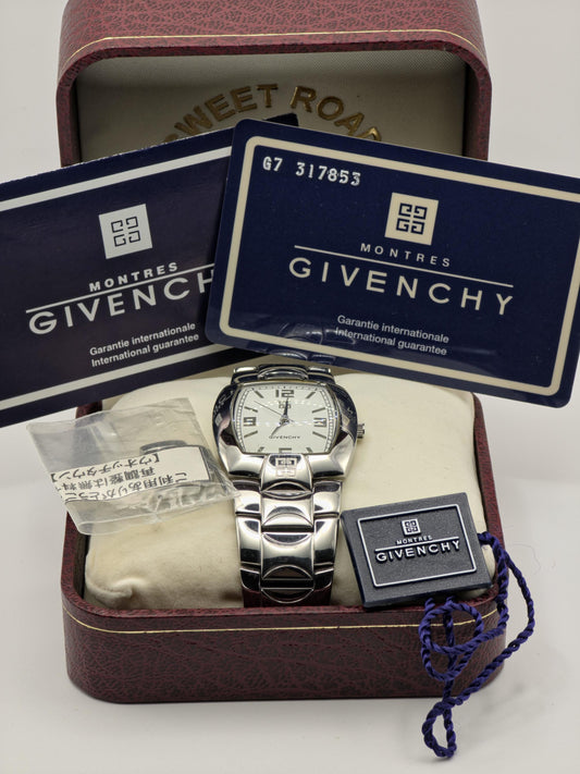 Givenchy 0218 4P Vintage Swiss Quartz Watch Man  | Box Warranty Link -175