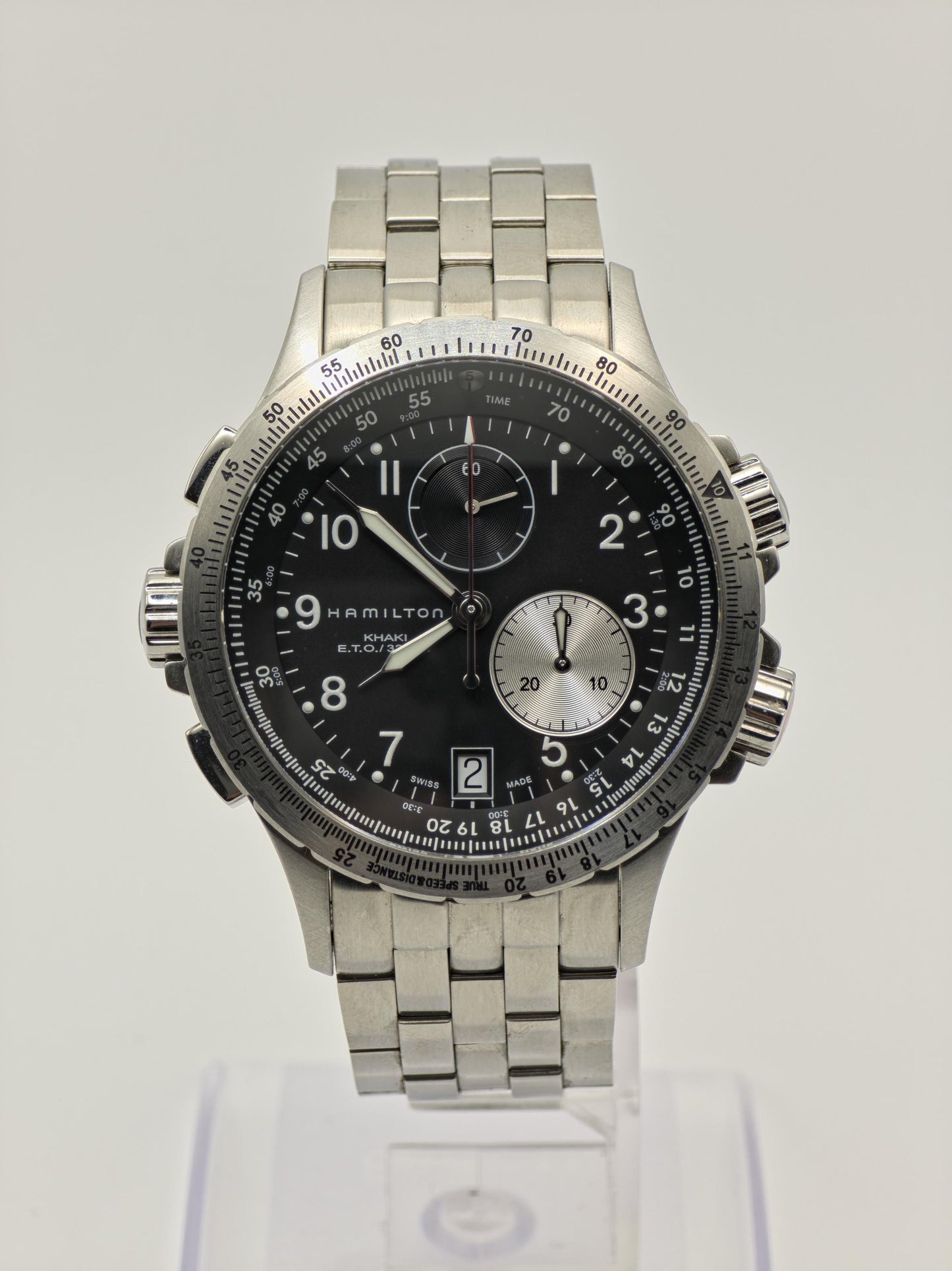Hamilton Khaki E.T.O. Quartz Chronograph H776120 Men’s Watch | -181