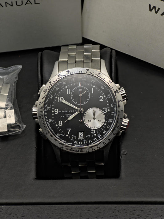 Hamilton Khaki E.T.O. Quartz Chronograph H776120 Men’s Watch | -181