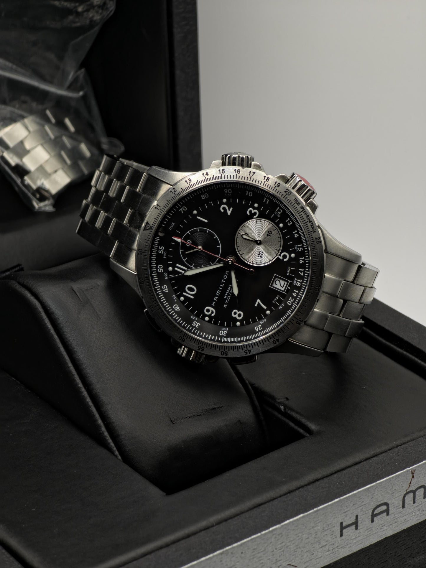 Hamilton Khaki E.T.O. Quartz Chronograph H776120 Men’s Watch | -181
