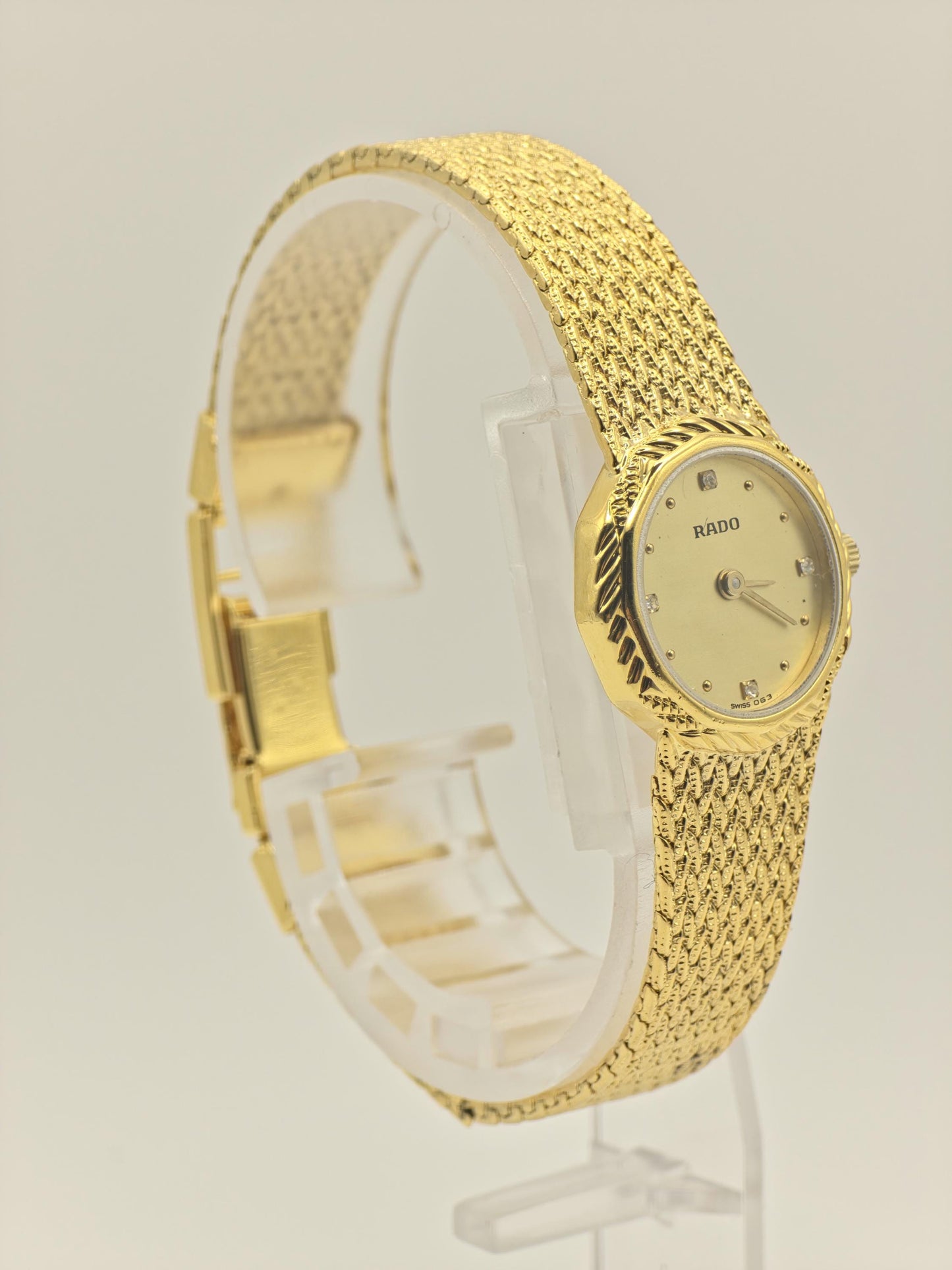Rado 204.3617.2 Gold Tone Mesh Bracelet Ladies Watch | - 135