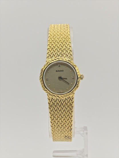 Rado 204.3617.2 Gold Tone Mesh Bracelet Ladies Watch | - 135