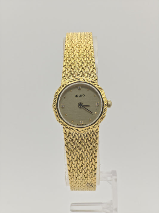 Rado 204.3617.2 Gold Tone Mesh Bracelet Ladies Watch | - 135