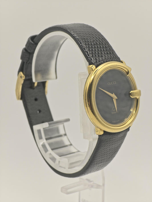Gucci Gold Tone Black Dial Ladies Quartz Watch | - 137