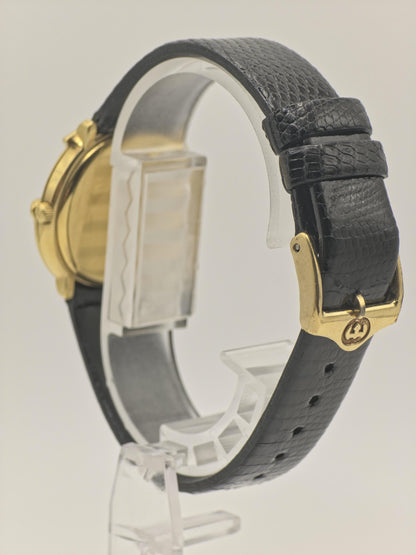 Gucci Gold Tone Black Dial Ladies Quartz Watch | - 137