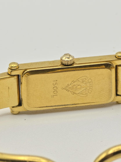 Gucci 1500L Gold-Tone Ladies Vintage Swiss Quartz Women Watch | - 184