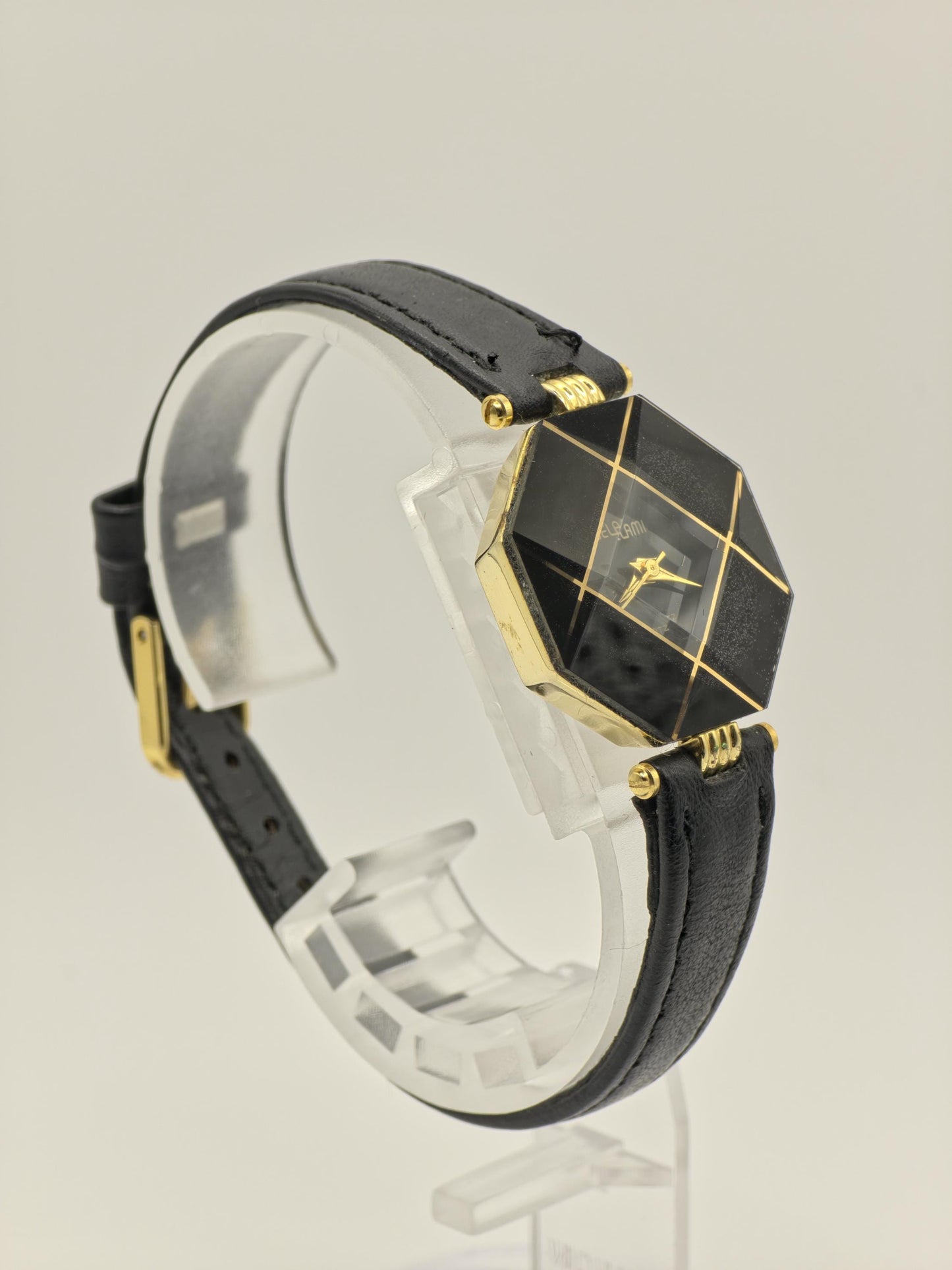 Belami BA-587L Black Dial Gold-Tone Ladies Vintage Quartz Watch | - 185