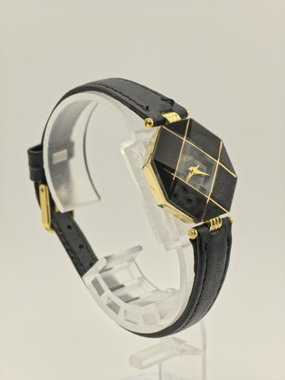 Belami BA-587L Black Dial Gold-Tone Ladies Vintage Quartz Watch | - 185