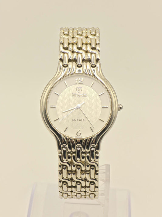 Nivada N023M Sapphire Silver Dial Unisex Quartz Watch | - 186