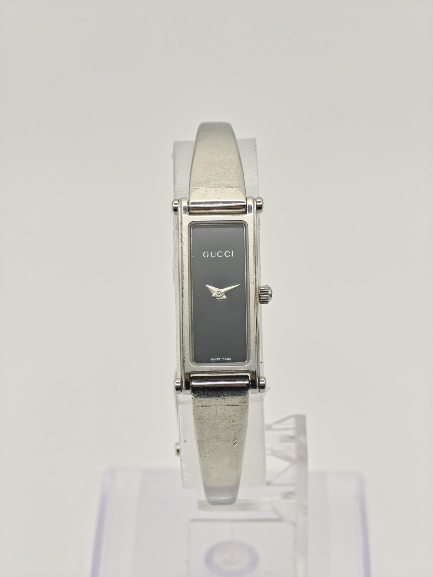 Gucci 1500L Stainless Steel Black Dial Women Watch | Swiss Made | - 190