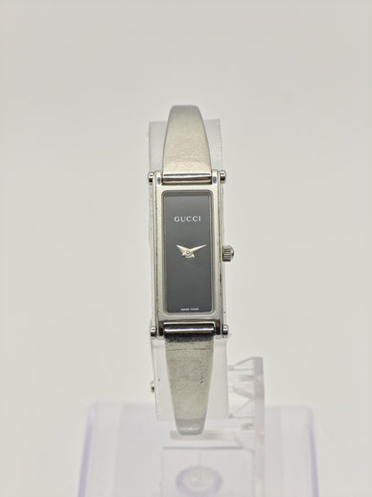 Gucci 1500L Stainless Steel Black Dial Women Watch | Swiss Made | - 190