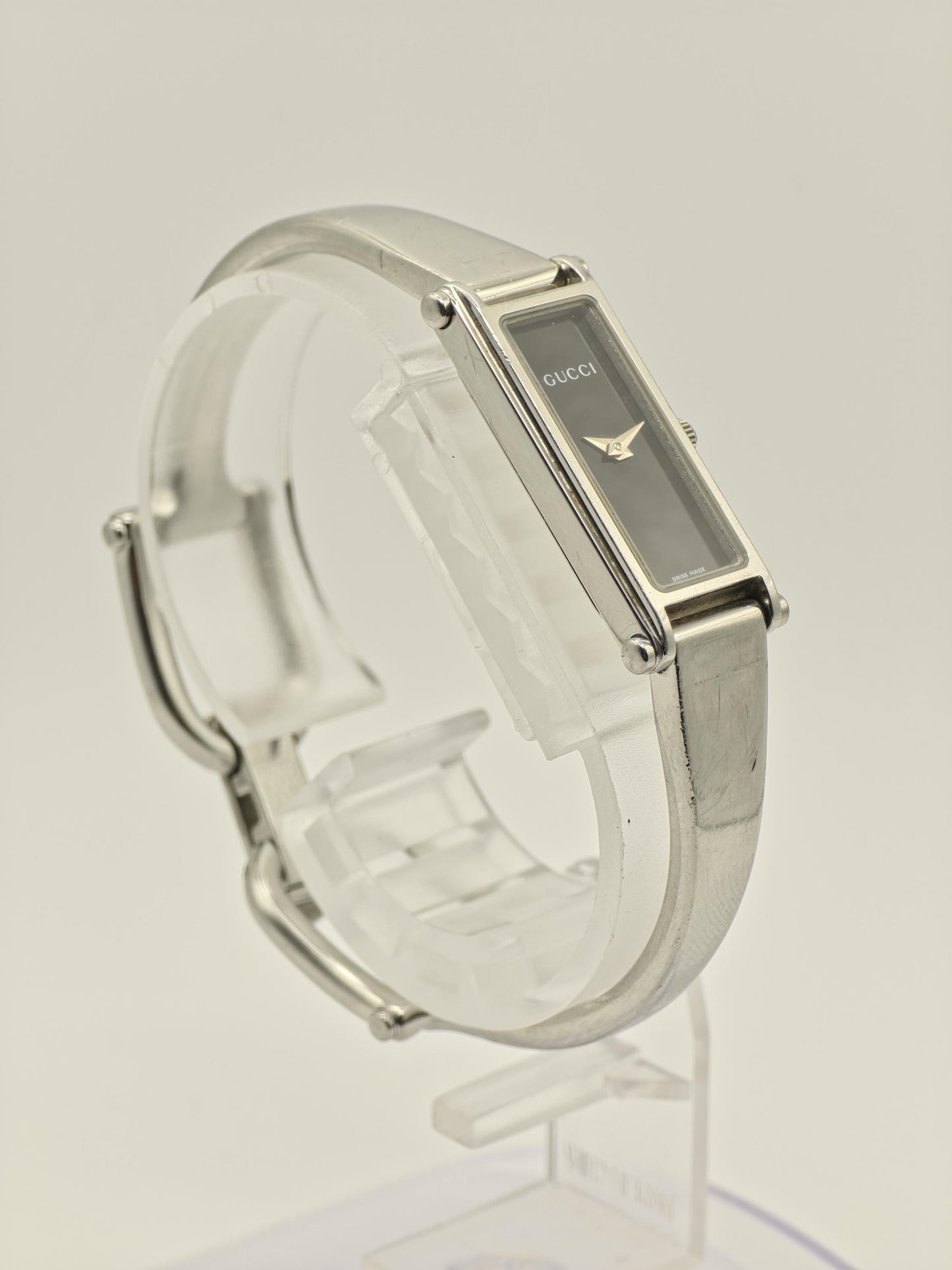 Gucci 1500L Stainless Steel Black Dial Women Watch | Swiss Made | - 190