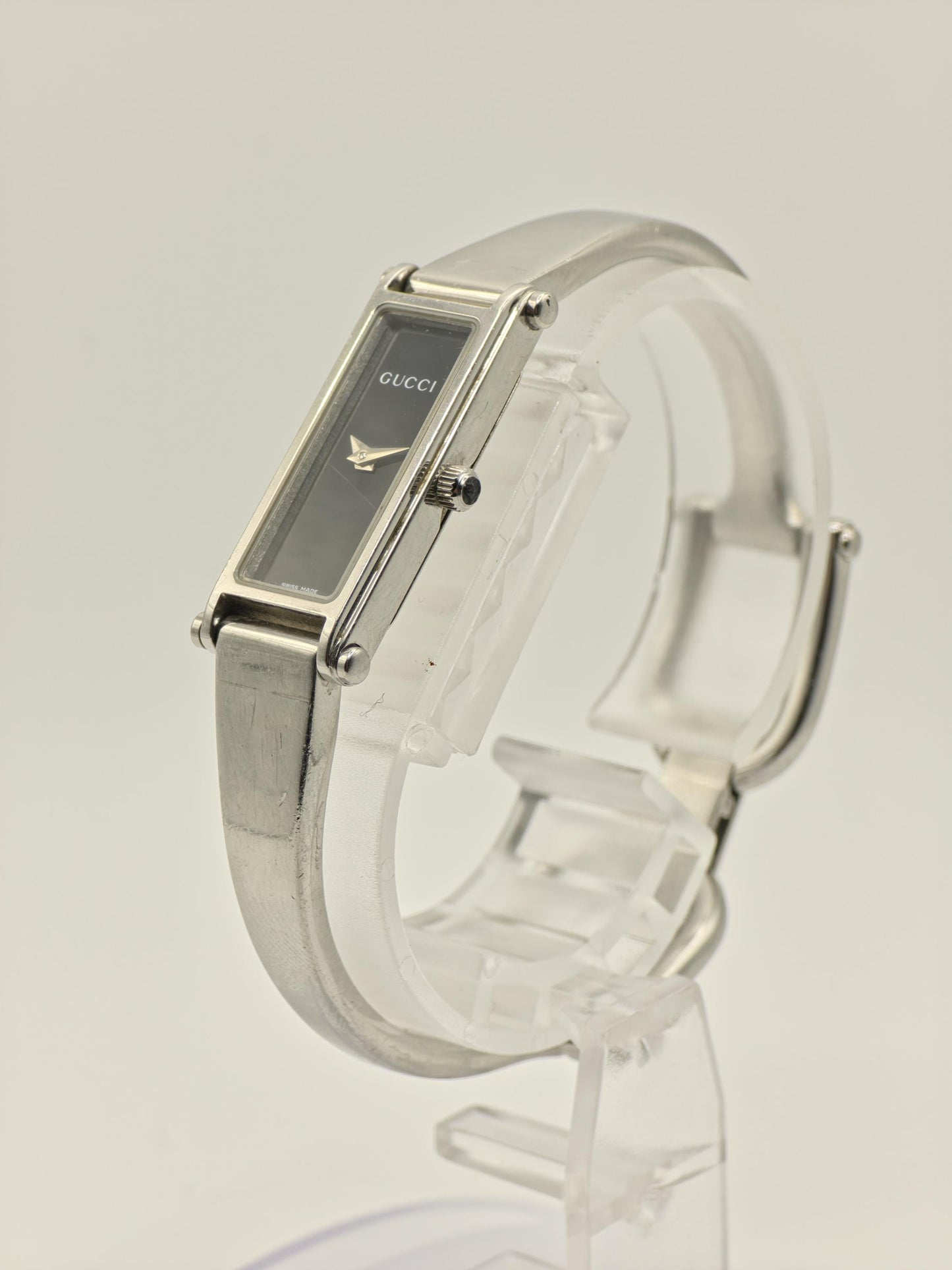 Gucci 1500L Stainless Steel Black Dial Women Watch | Swiss Made | - 190