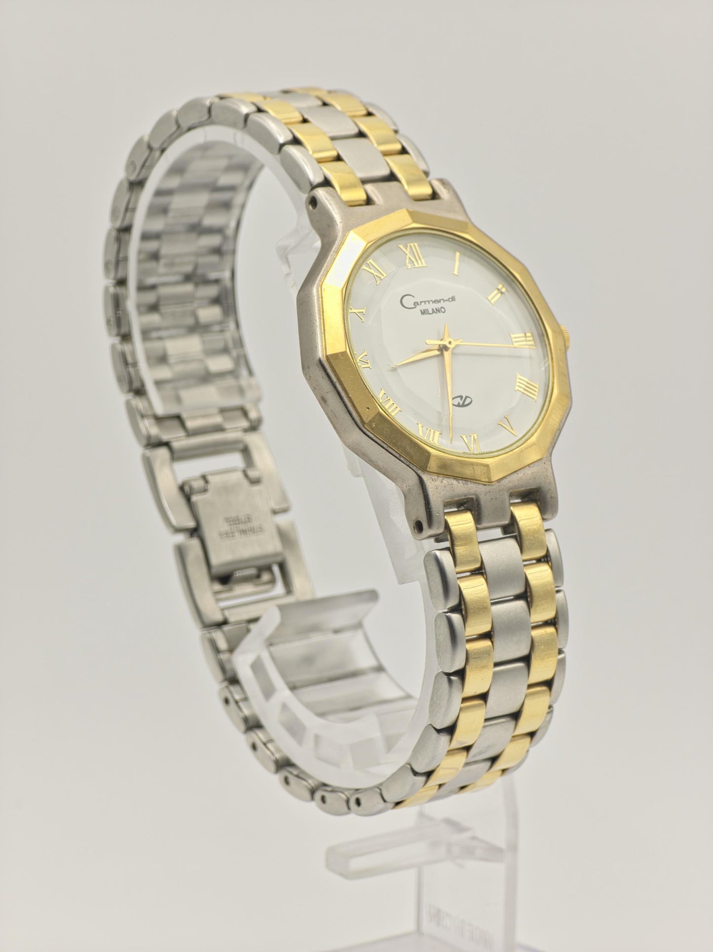 Carmen-di CMD9029 Two-Tone Stainless Steel White Dial Man/Unisex Watch | - 191