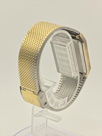 Aureole SW206 241986 Gold-Tone Black Dial Quartz Unisex Watch | - 196