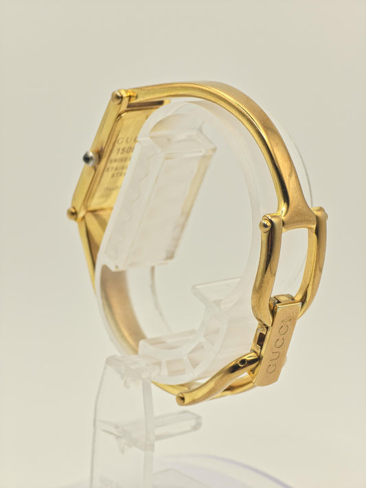 Gucci 1500L Women’s Vintage Gold Tone Quartz Watch | - 198
