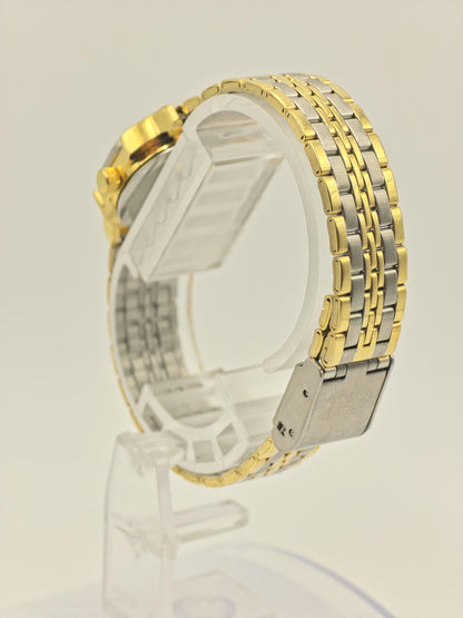 Rogatis Quartz Couple Watch Set His & Hers | Two-Tone Vintage Style | - 204