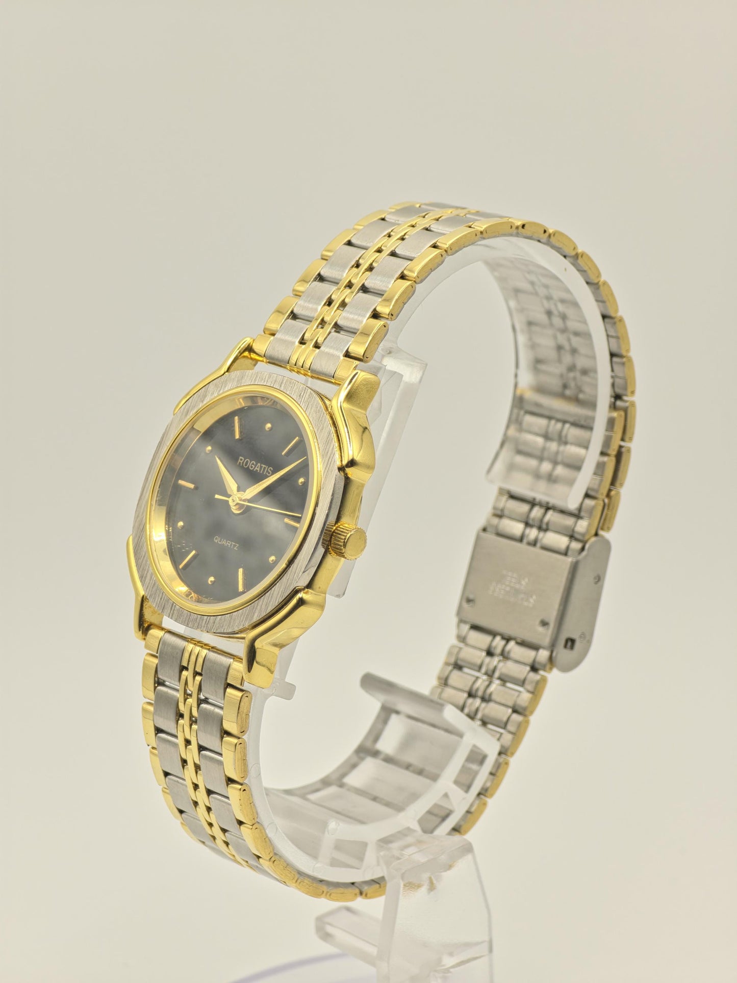 Rogatis Quartz Couple Watch Set His & Hers | Two-Tone Vintage Style | - 204