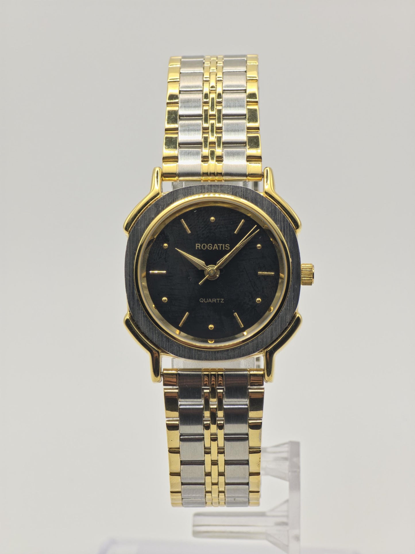 Rogatis Quartz Couple Watch Set His & Hers | Two-Tone Vintage Style | - 204