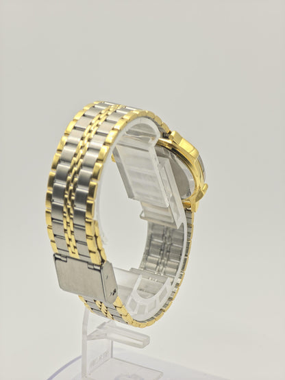 Rogatis Quartz Couple Watch Set His & Hers | Two-Tone Vintage Style | - 204