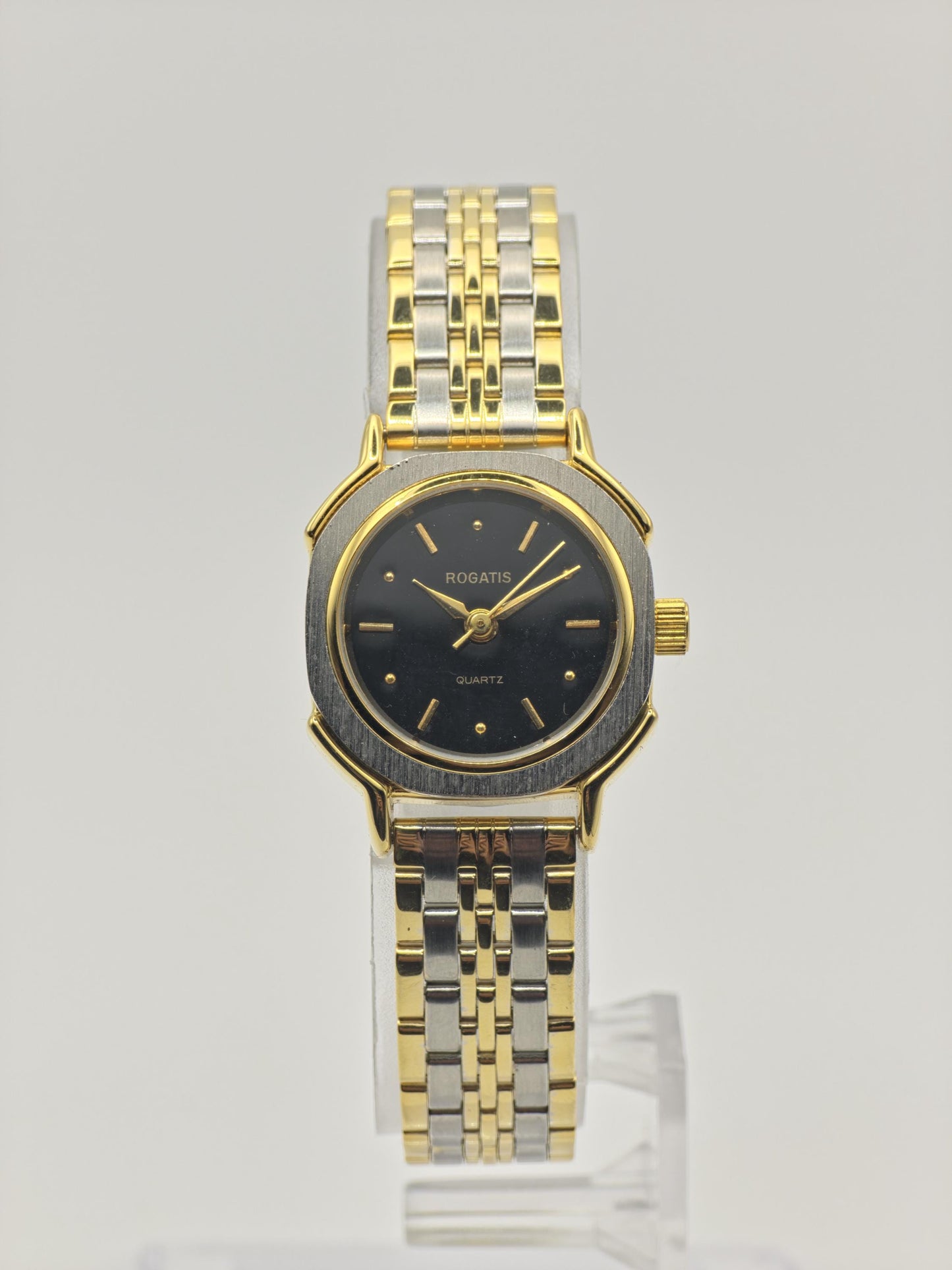 Rogatis Quartz Couple Watch Set His & Hers | Two-Tone Vintage Style | - 204