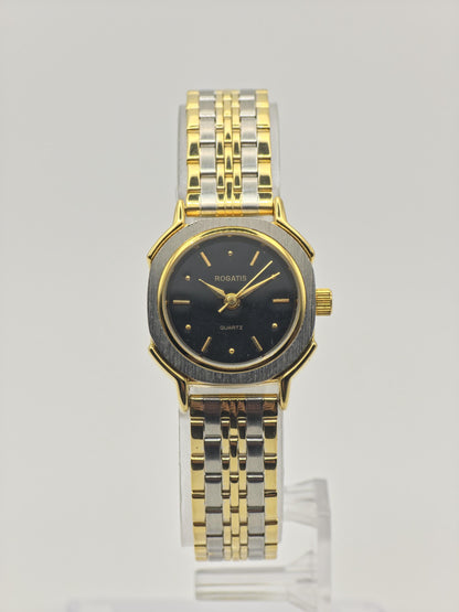 Rogatis Quartz Couple Watch Set His & Hers | Two-Tone Vintage Style | - 204