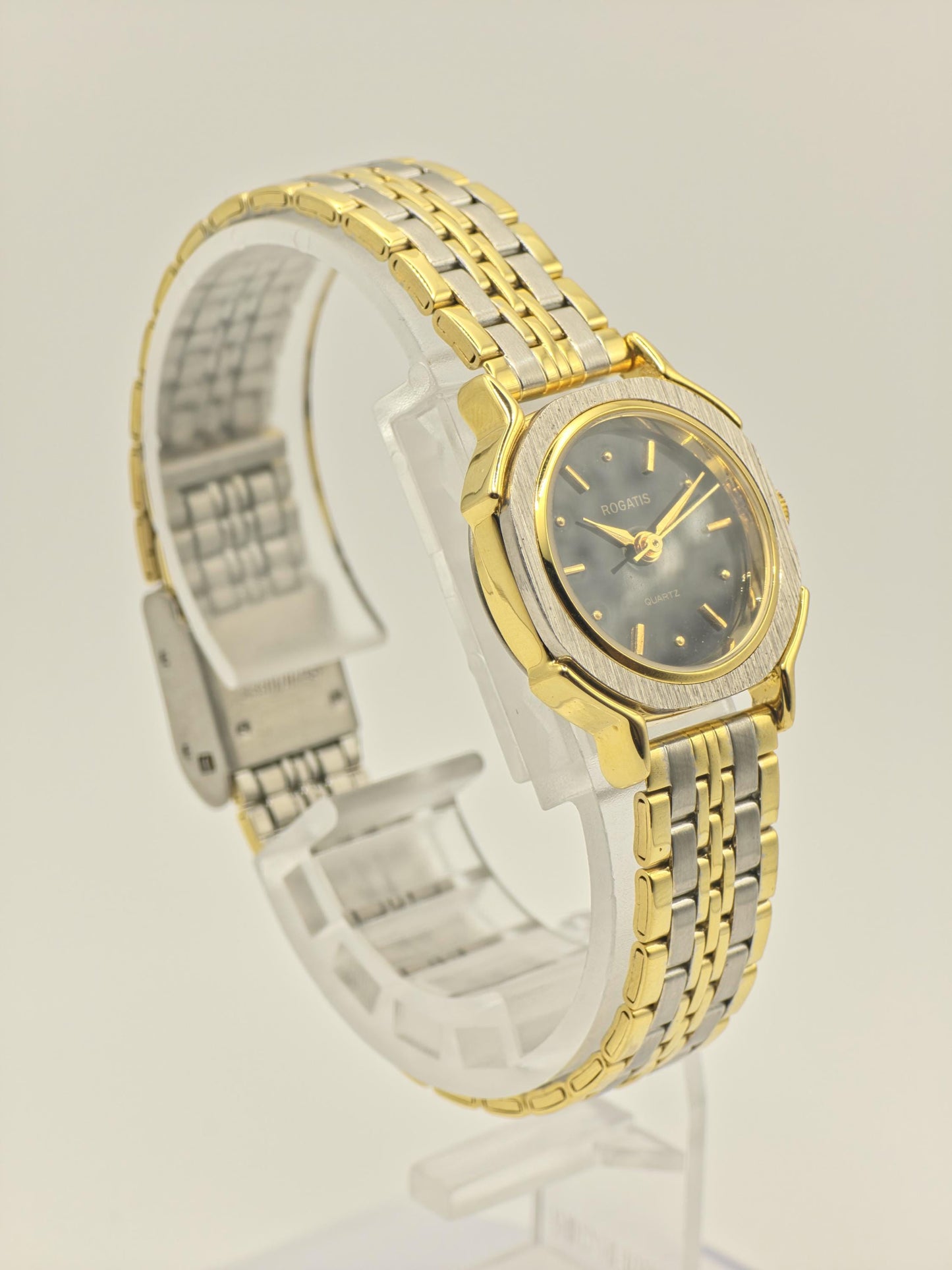 Rogatis Quartz Couple Watch Set His & Hers | Two-Tone Vintage Style | - 204