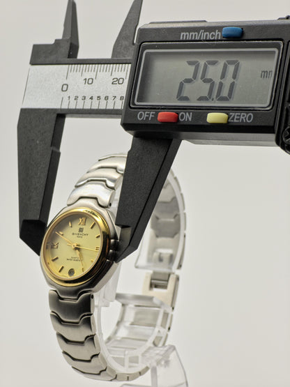 Givenchy Paris Vintage Quartz Watch Women Two Tone | - 147