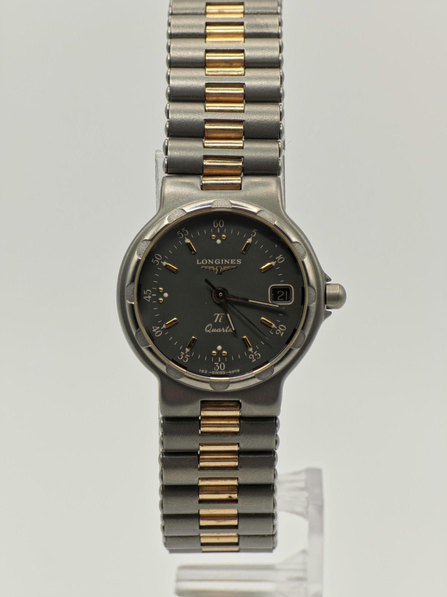 Longines Conquest Titanium Quartz Vintage Watch Women | - 152