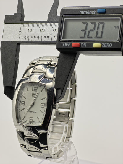 Givenchy 0218 4P Vintage Swiss Quartz Watch Man  | Box Warranty Link -175