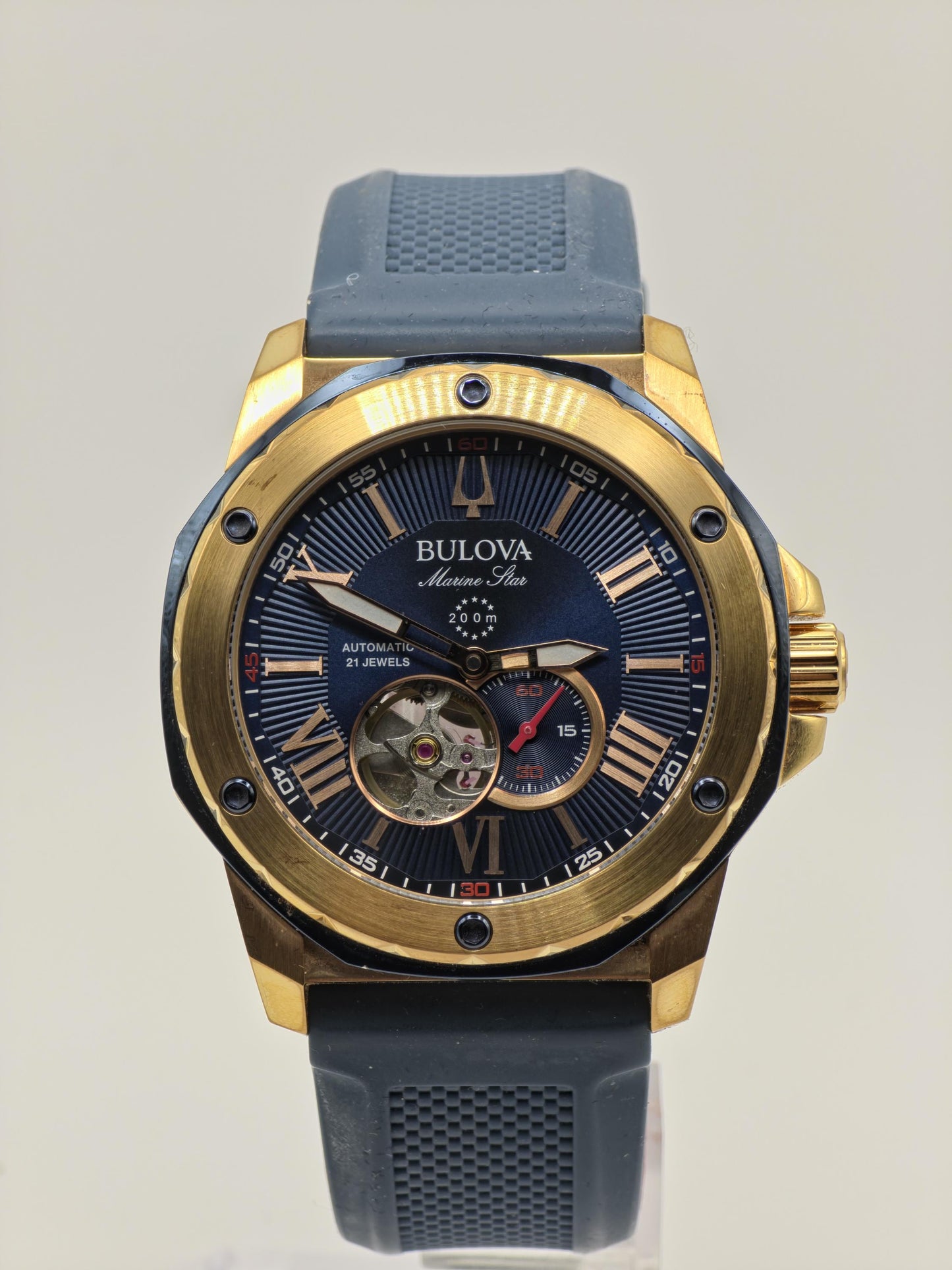 Bulova Marine Star 98A227 Automatic Watch Men | Box & Booklet - 177