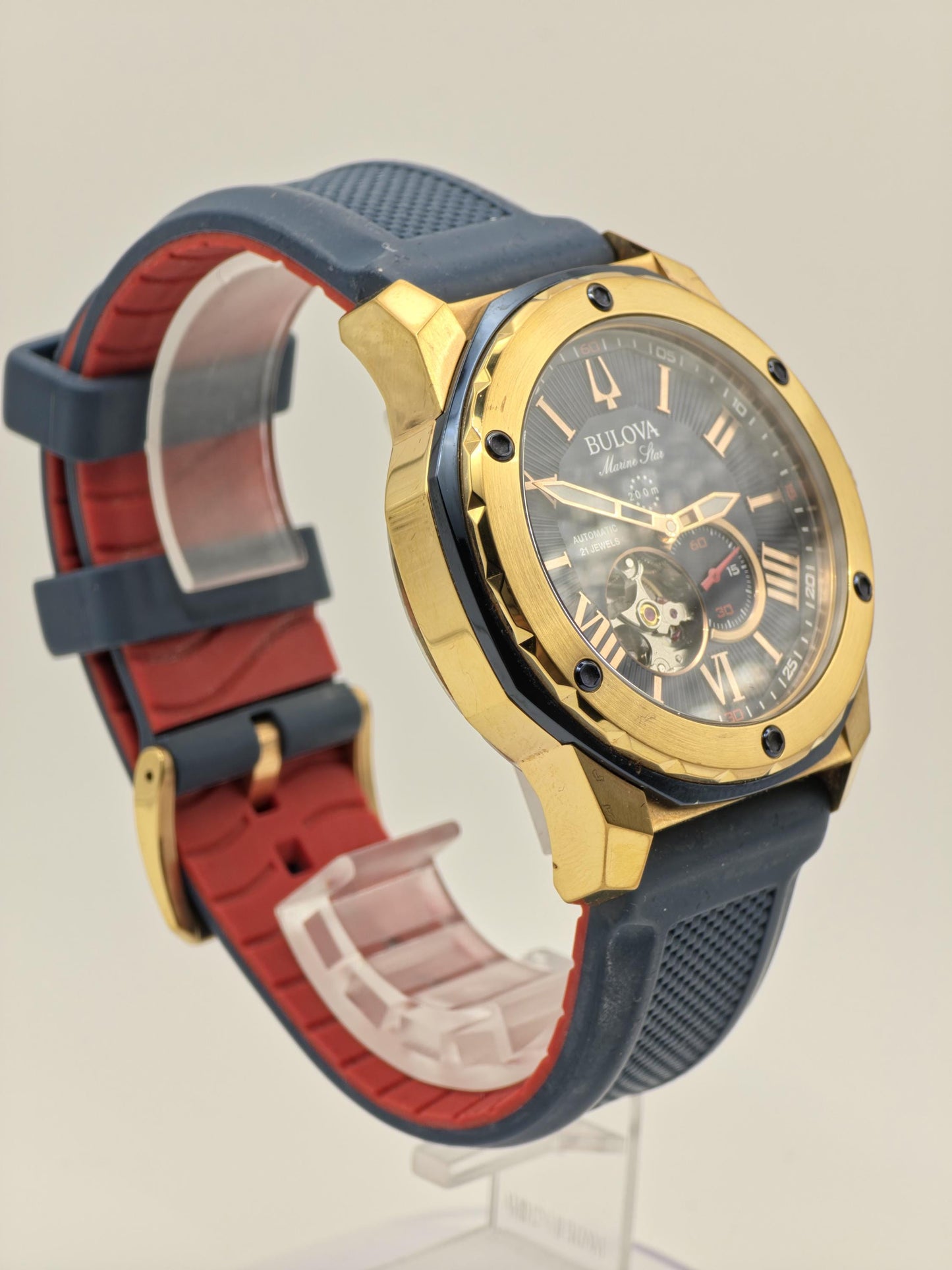 Bulova Marine Star 98A227 Automatic Watch Men | Box & Booklet - 177