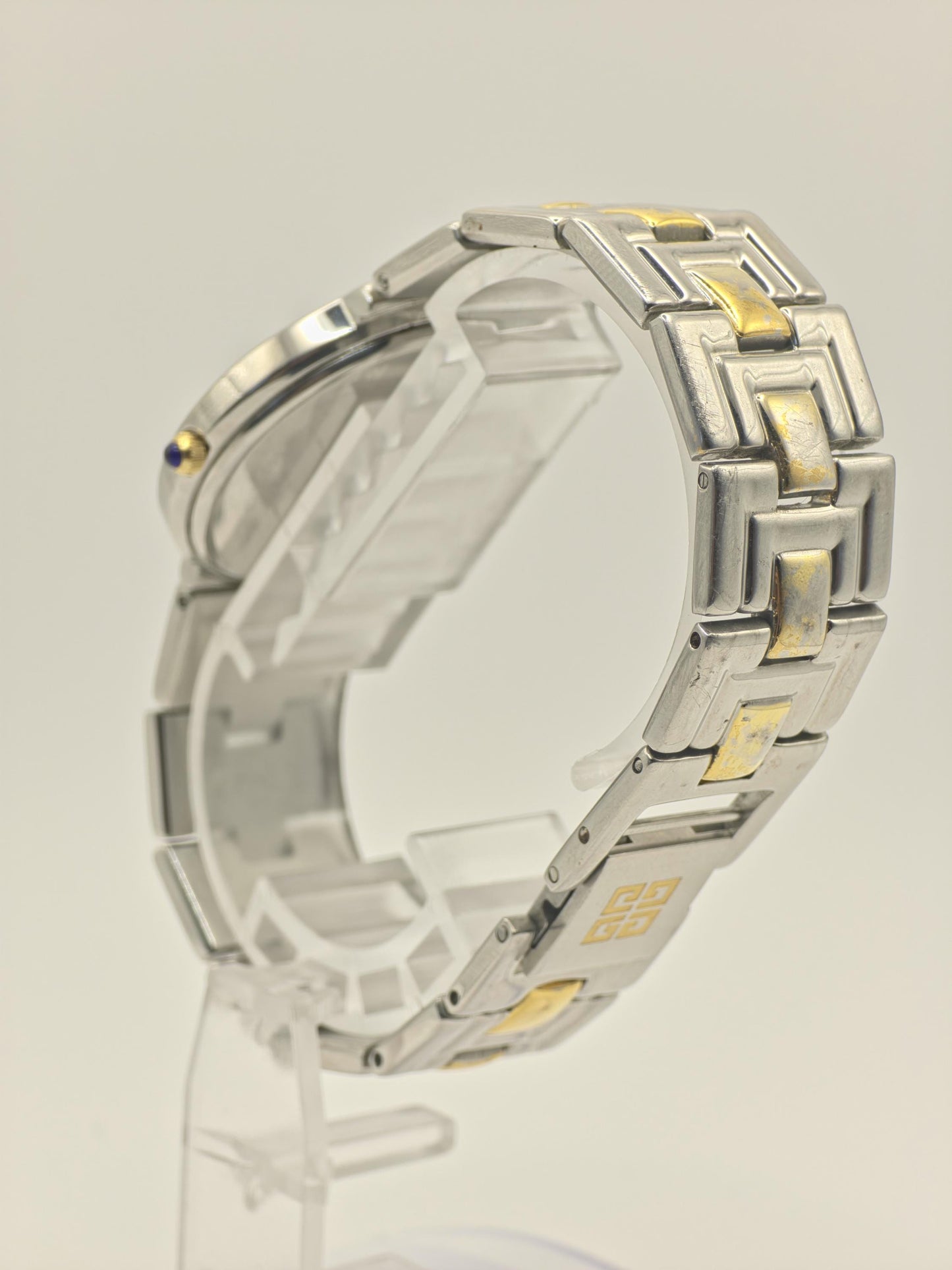 Givenchy Millesime III Blue Dial Two-Tone Quartz Watch Swiss Made - 207