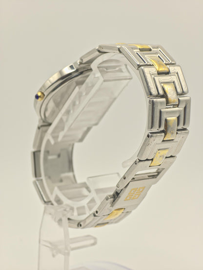 Givenchy Millesime III Blue Dial Two-Tone Quartz Watch Swiss Made - 207