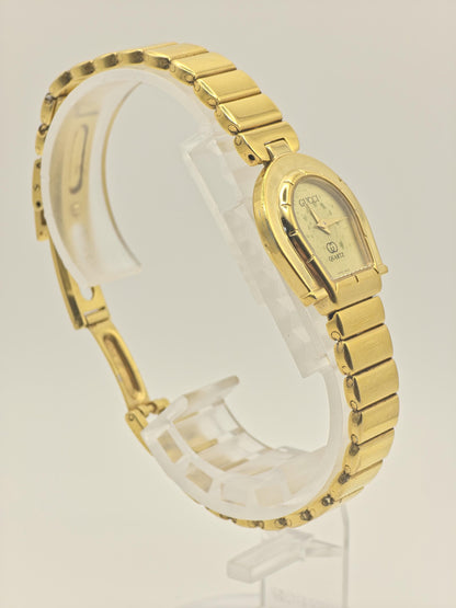 Gucci 7000 Gold Tone Vintage Quartz Watch Swiss Made Women - 208