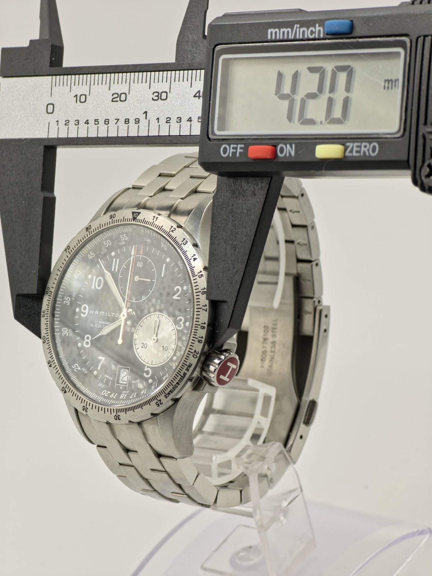 Hamilton Khaki E.T.O. Quartz Chronograph H776120 Men’s Watch | -181