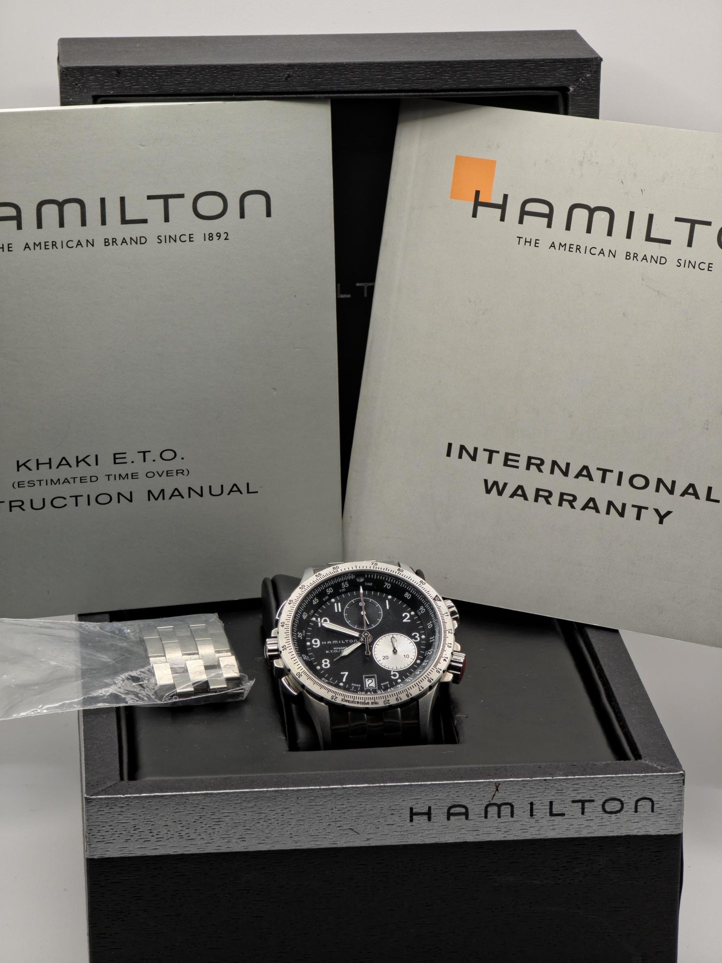 Hamilton Khaki E.T.O. Quartz Chronograph H776120 Men’s Watch | -181