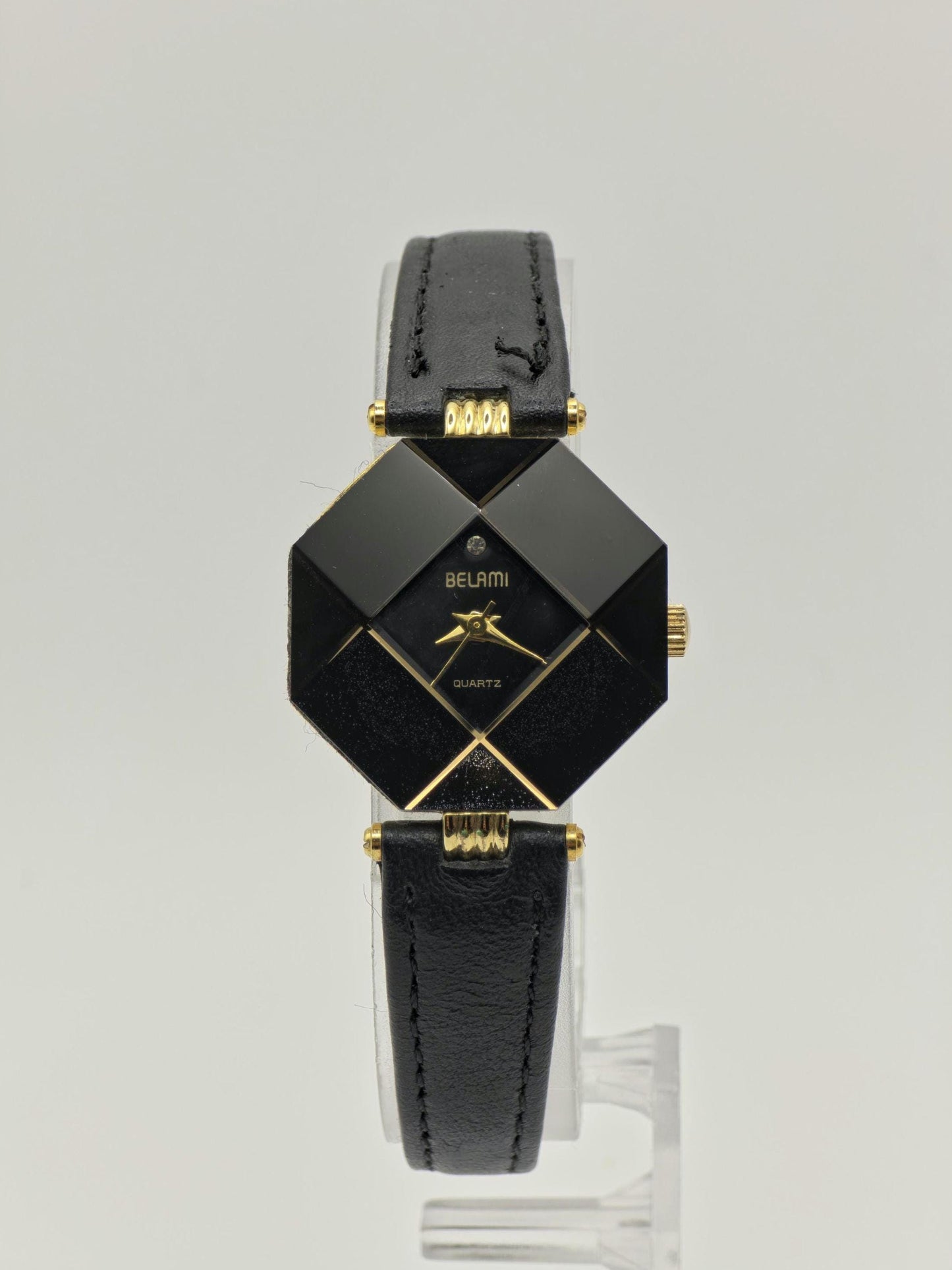Belami BA-587L Black Dial Gold-Tone Ladies Vintage Quartz Watch | - 185