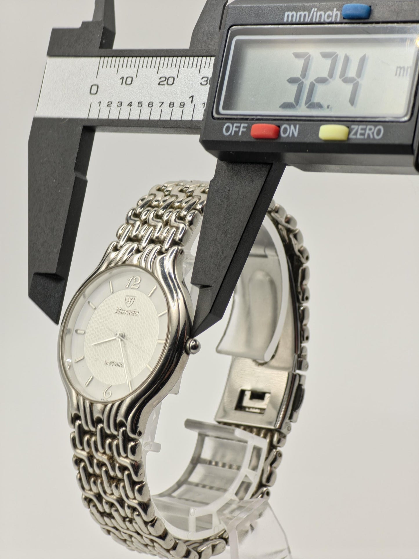 Nivada N023M Sapphire Silver Dial Unisex Quartz Watch | - 186