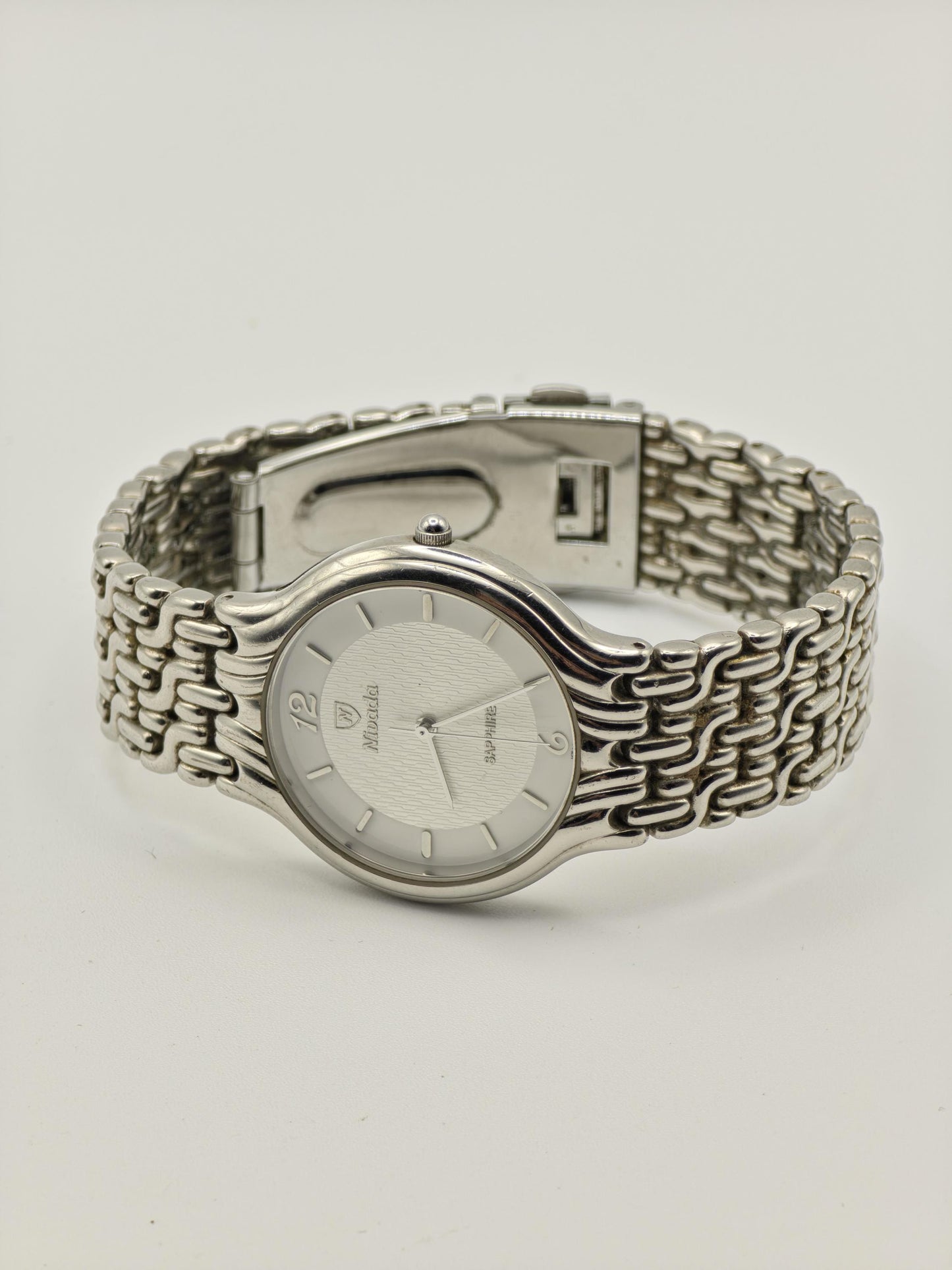 Nivada N023M Sapphire Silver Dial Unisex Quartz Watch | - 186