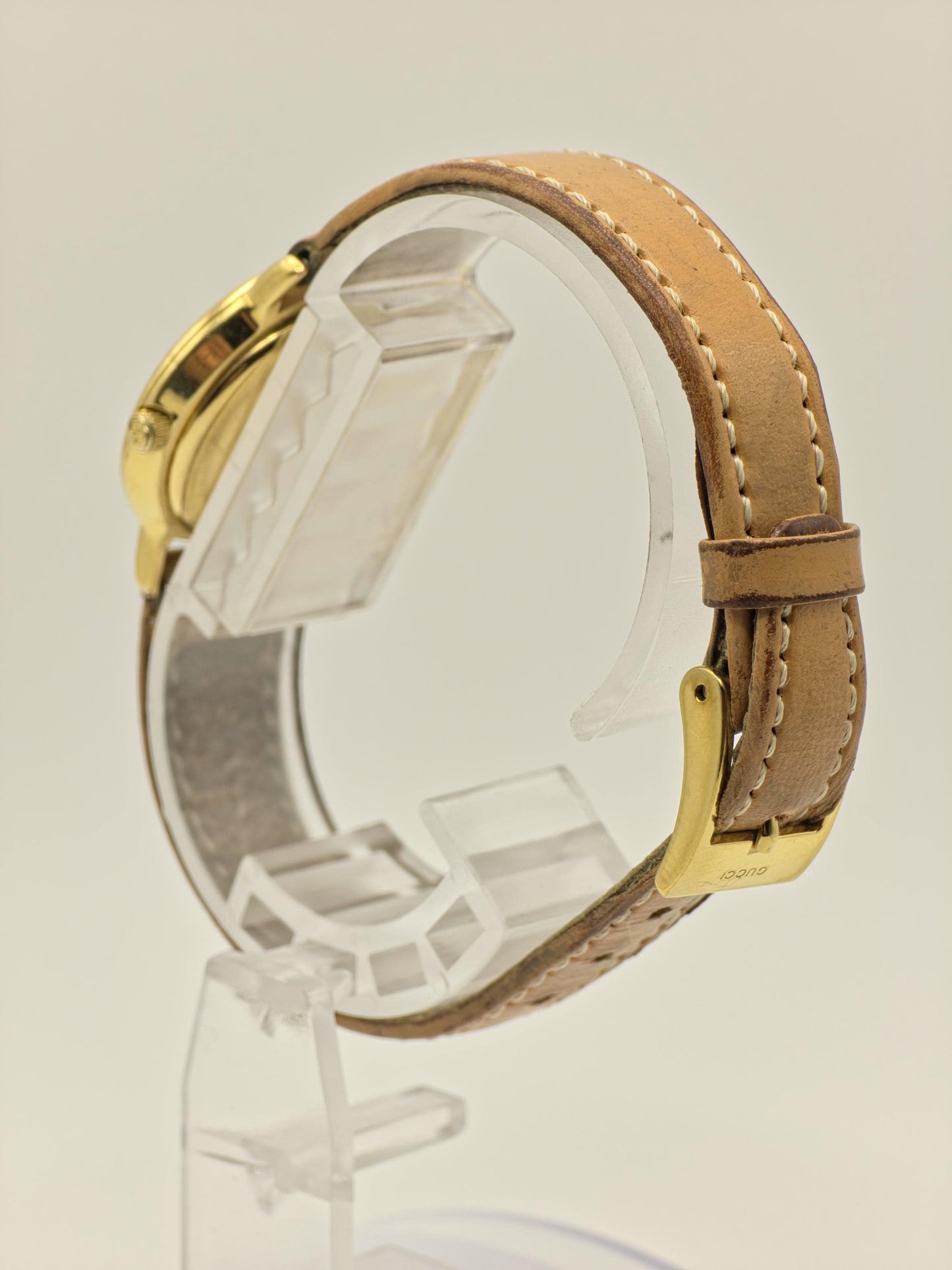 Gucci 3000.2.L Gold Tone Cream Dial Small Seconds Women Watch | Swiss Made - 188