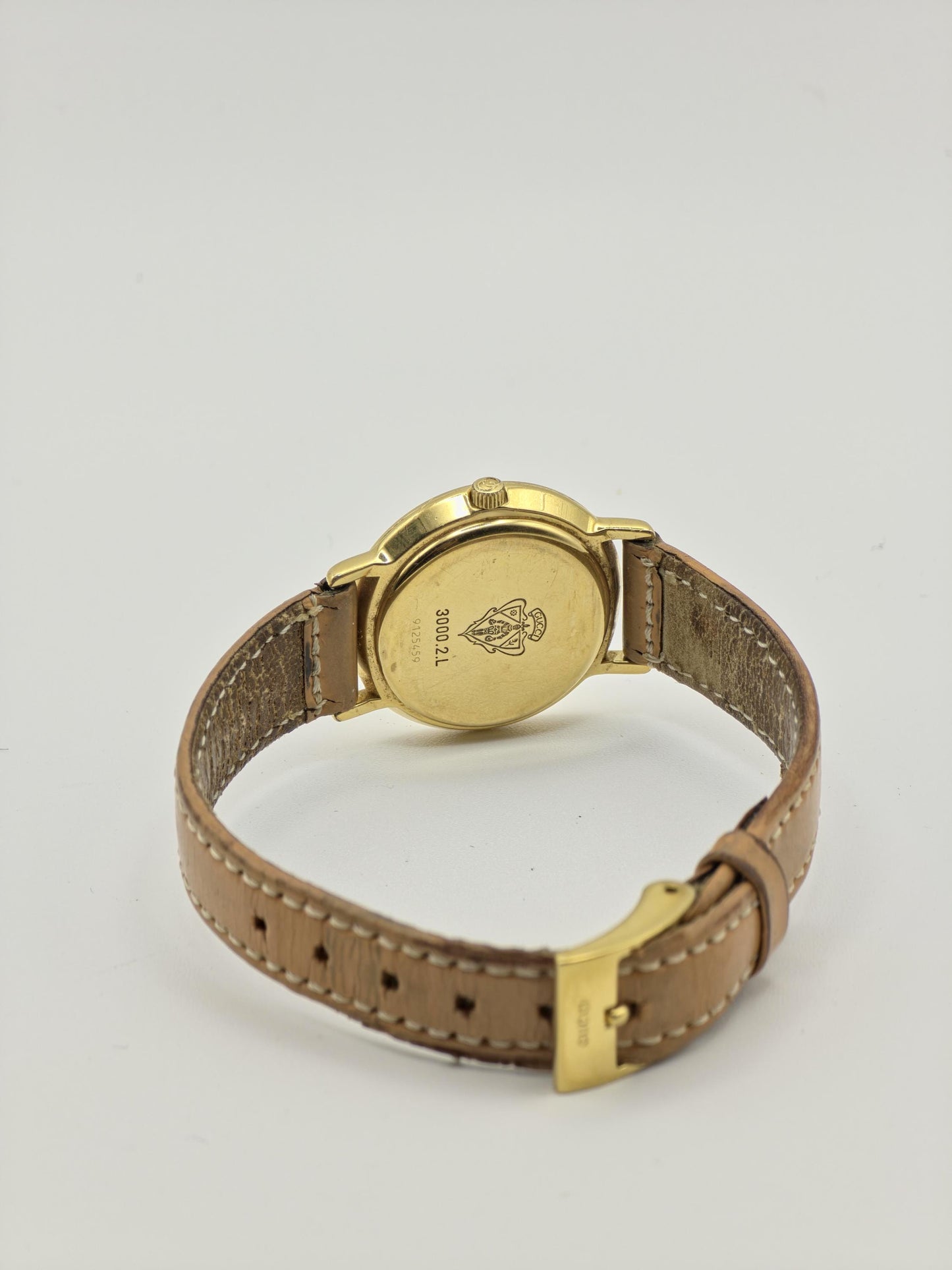 Gucci 3000.2.L Gold Tone Cream Dial Small Seconds Women Watch | Swiss Made - 188