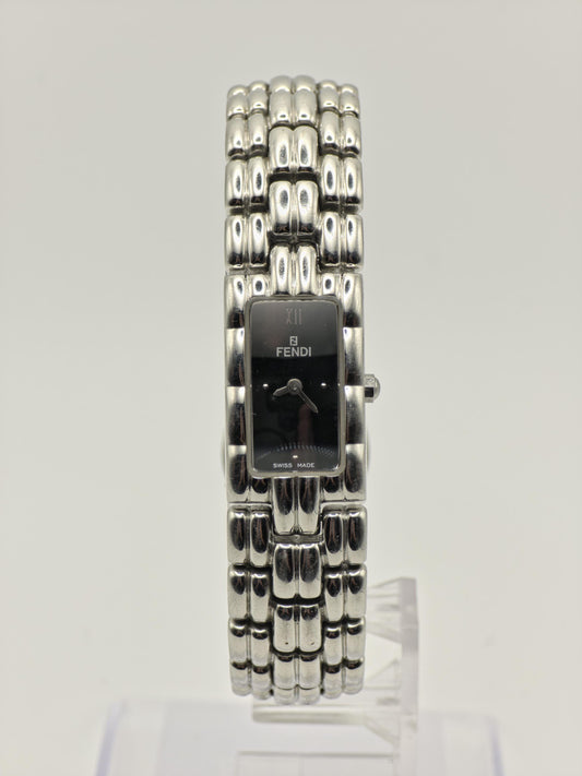 Fendi 024-660L-656 Stainless Steel Black Dial Women Watch | Swiss Made - 189