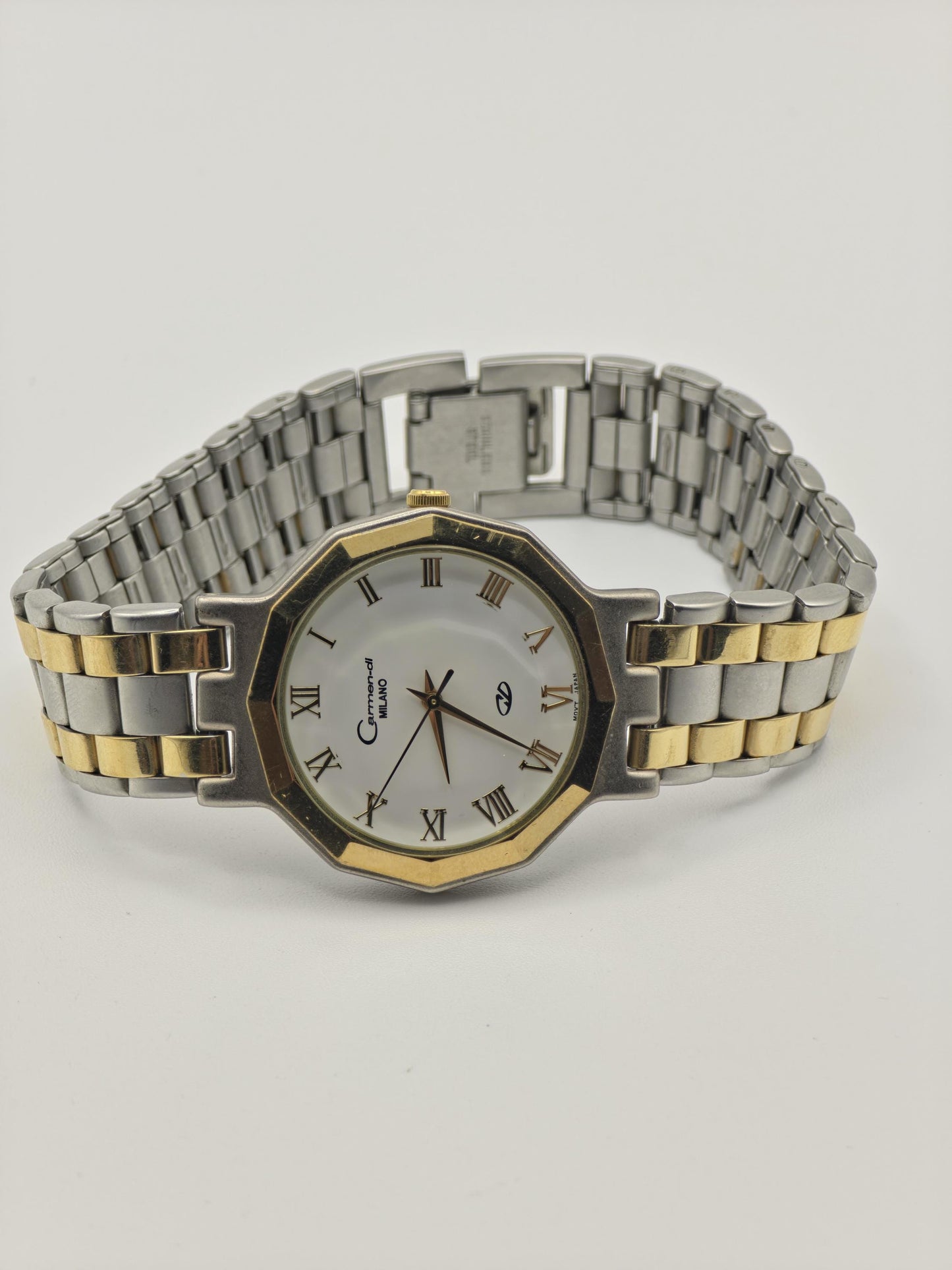 Carmen-di CMD9029 Two-Tone Stainless Steel White Dial Man/Unisex Watch | - 191