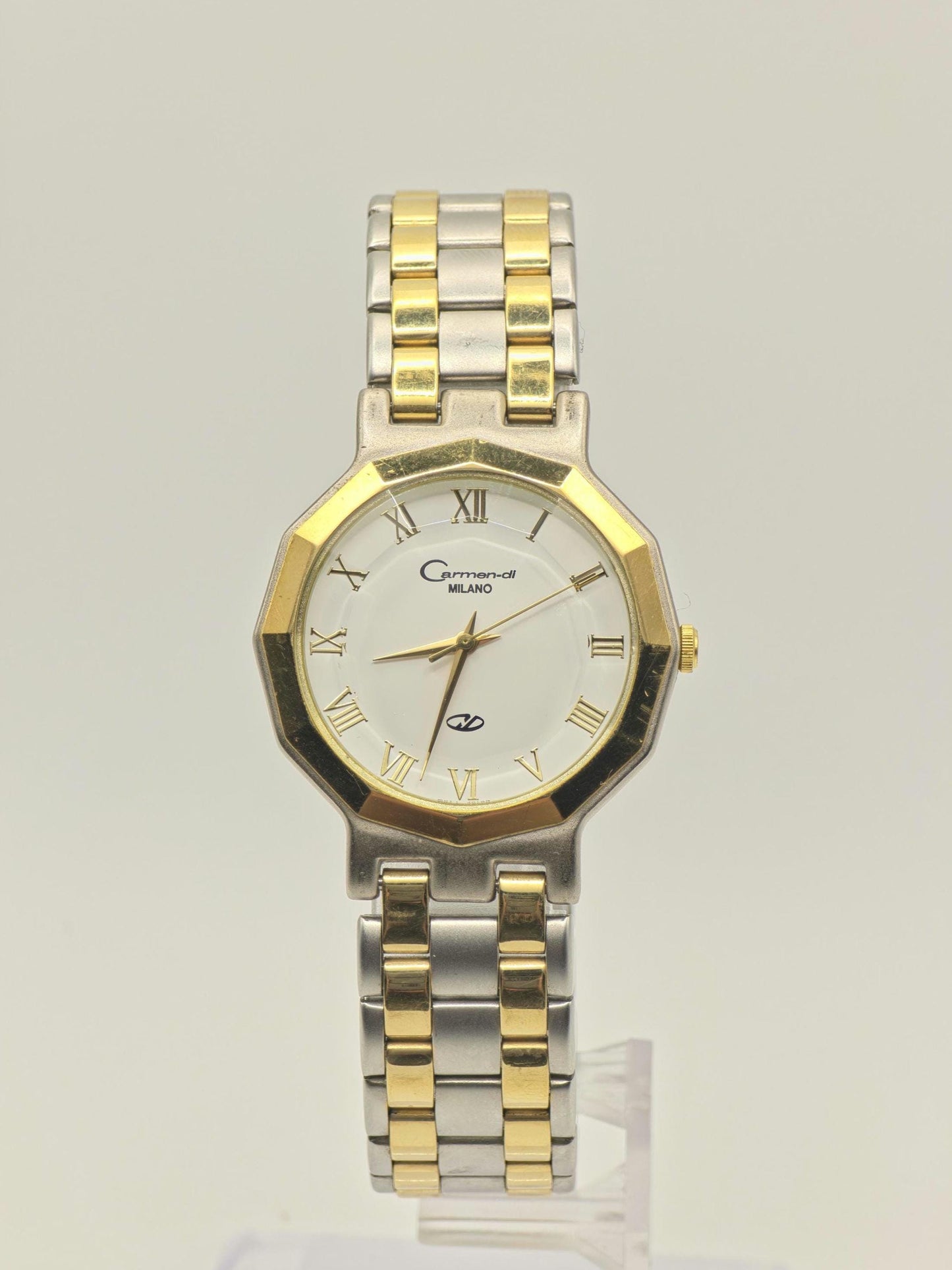 Carmen-di CMD9029 Two-Tone Stainless Steel White Dial Man/Unisex Watch | - 191