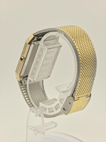 Aureole SW206 241986 Gold-Tone Black Dial Quartz Unisex Watch | - 196