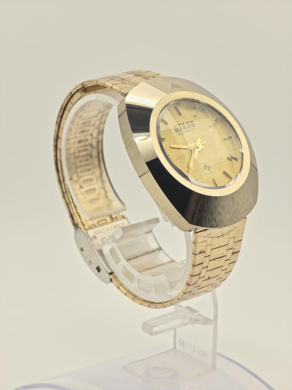 Rado Diastar Quartz Gold Tone Men’s Watch | Sapphire Crystal | Swiss Made - 201